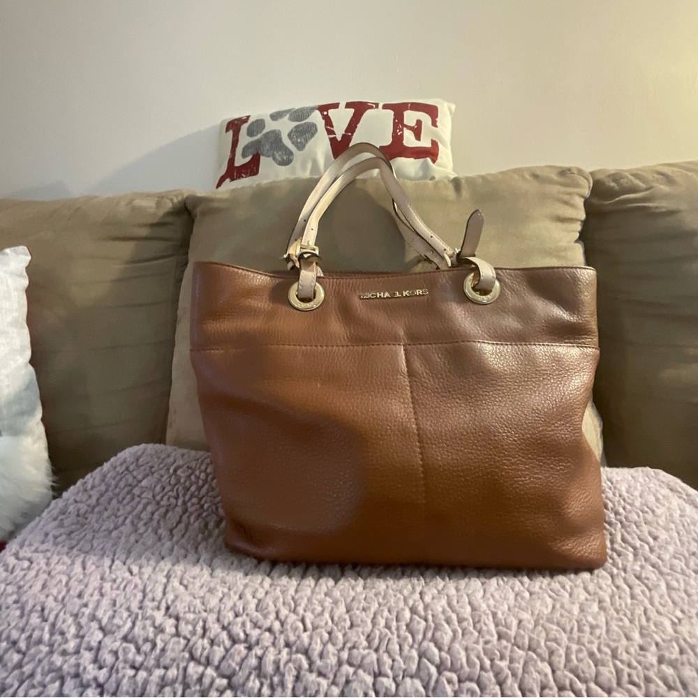 Michael Kors Brown Leather Tote